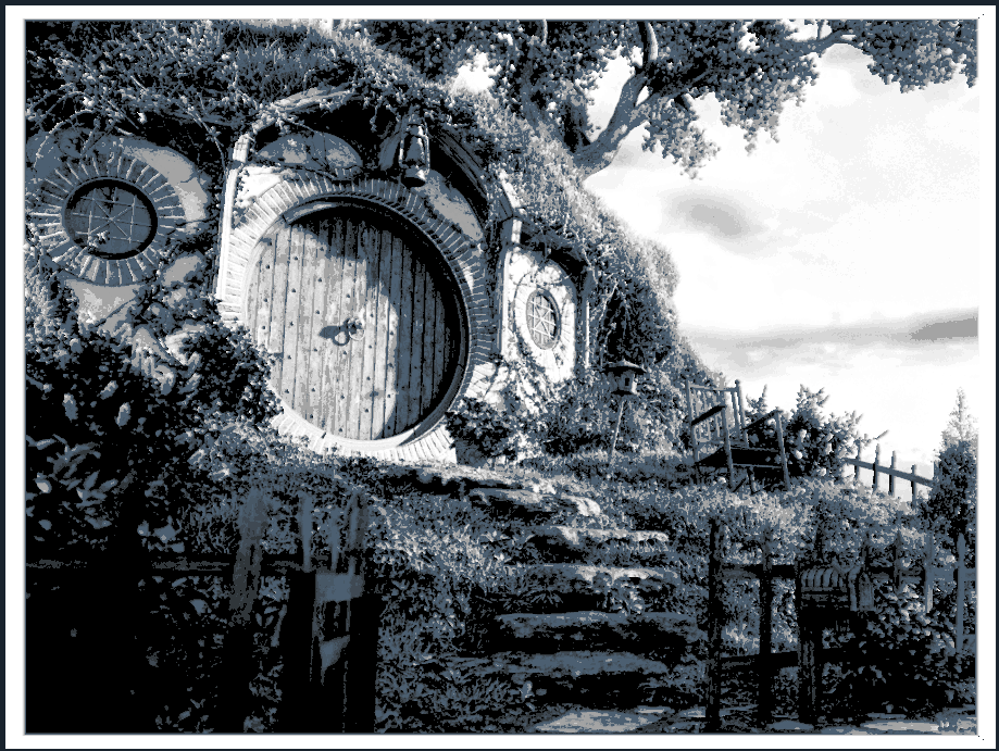 Bag End Wall Art – 3D Printed Lord of the Rings Fantasy Decor
