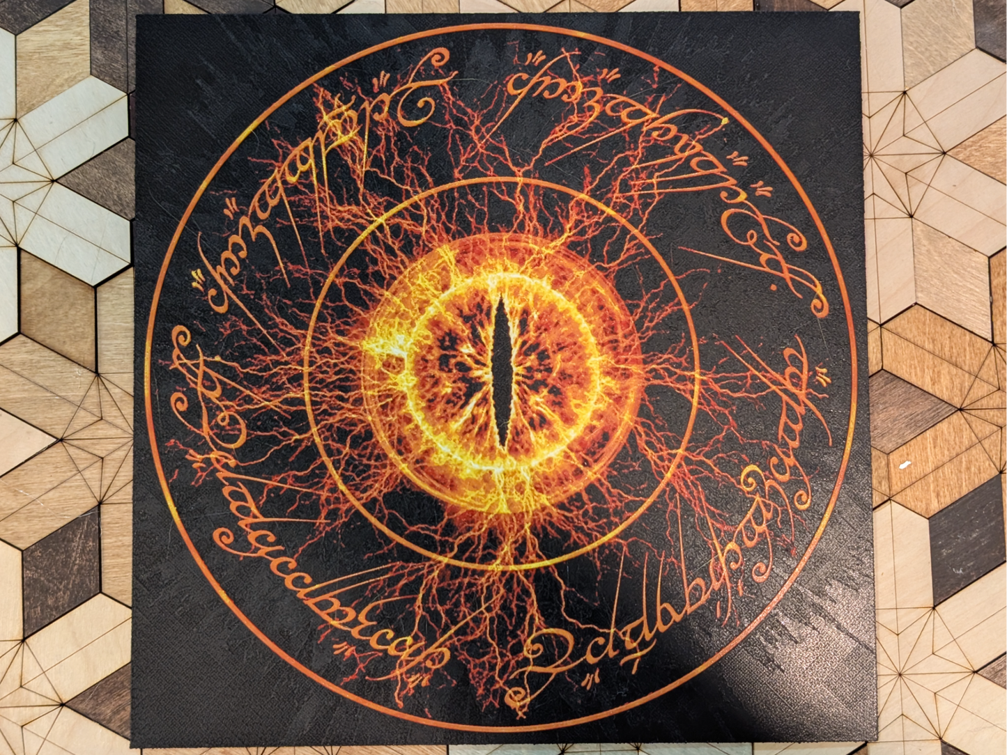 Eye of Sauron Wall Art – 3D Printed Lord of the Rings Fantasy Decor