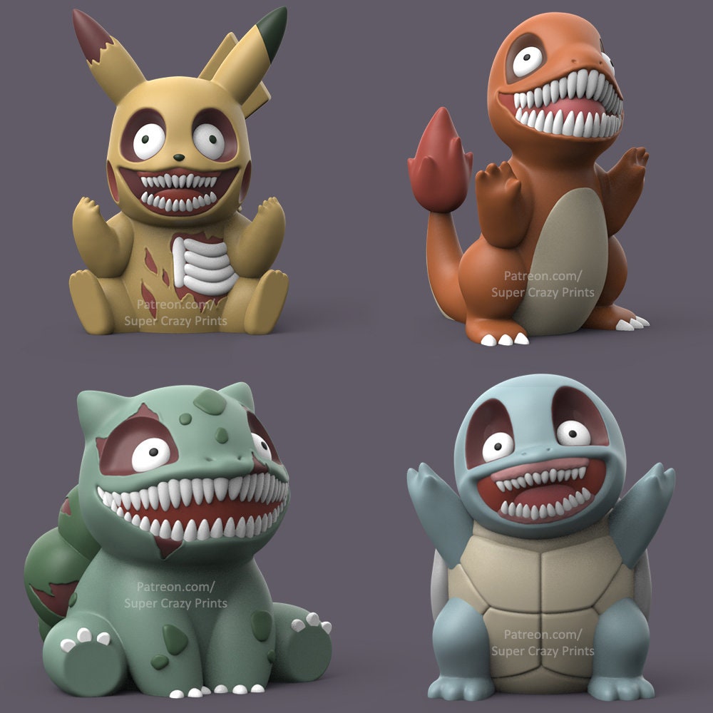 Bulbasaur Charmander Squirtle | Pokemon Halloween