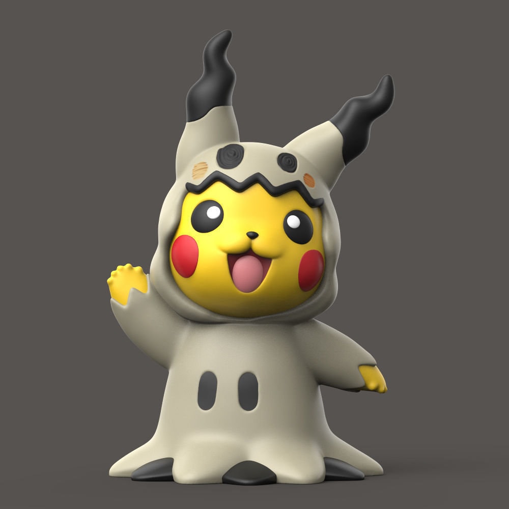 Mimikyu Pikachu Cosplay / Mimiqui | Pokemon Halloween Pokemon | Fan Art Pokémon Model | Figurine