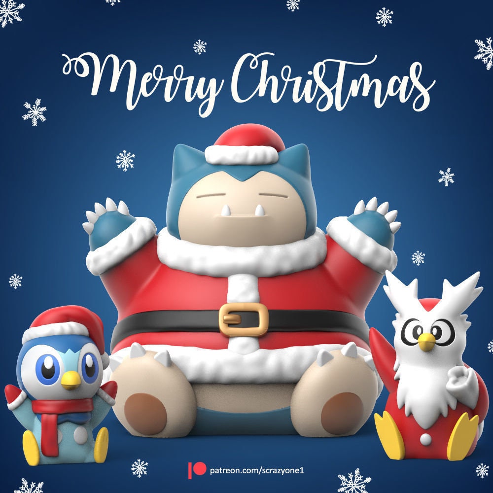 a christmas card with a cartoon character and an owl