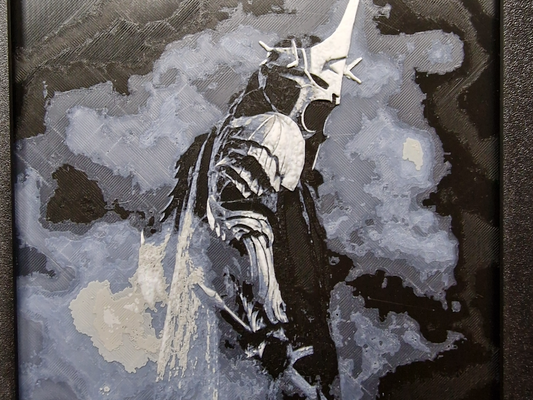 Nazgul smoke Wall Art – 3D Printed Lord of the Rings Fantasy Decor
