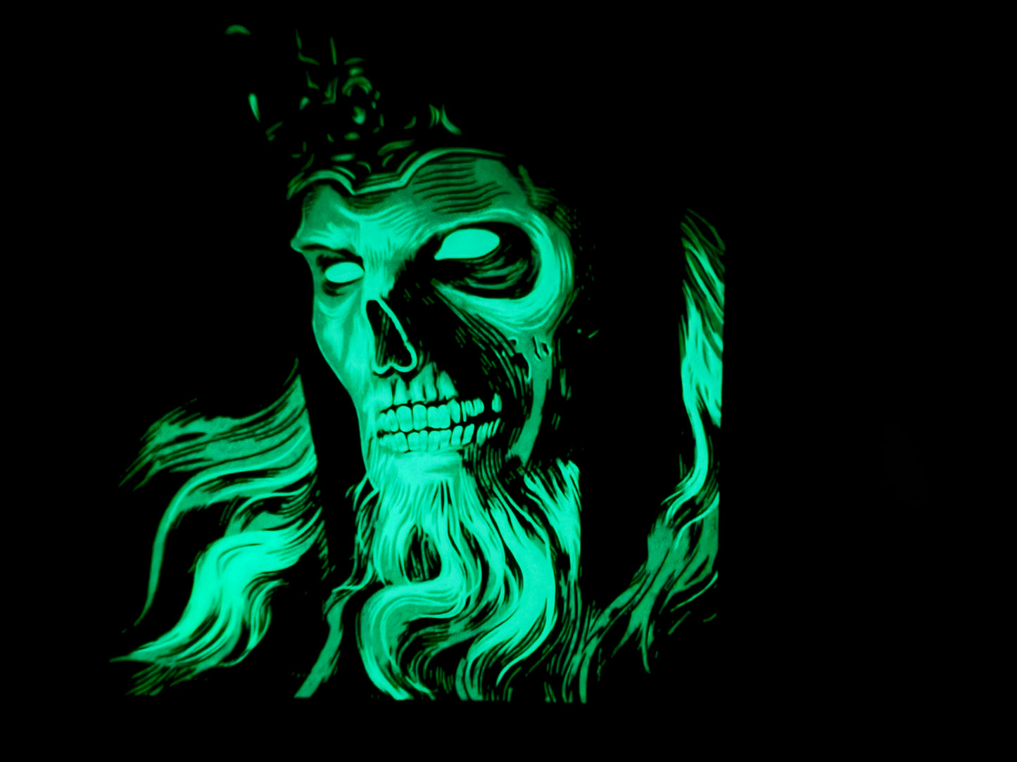 King of the Dead Wall Art – 3D Printed Lord of the Rings Fantasy Decor
