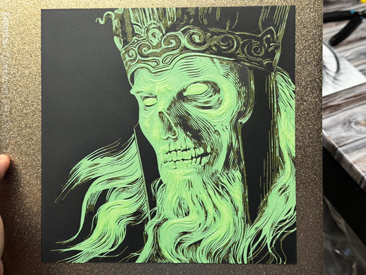 King of the Dead Wall Art – 3D Printed Lord of the Rings Fantasy Decor