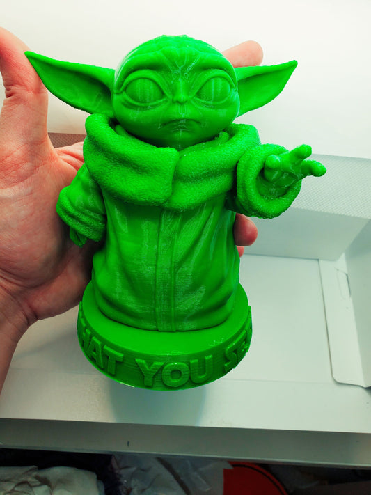 GRAY  s| Grogu The Child Baby Yoda* | Fan Art| Painted version available| collector's item| MarVin Miniatures - 3D MinionMancer
