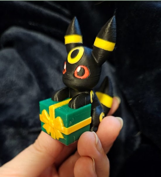 Eevee and all Eeveelution with gift Xmas Holidays | Pokemon Christmas Pokemon starter - 3D MinionMancer