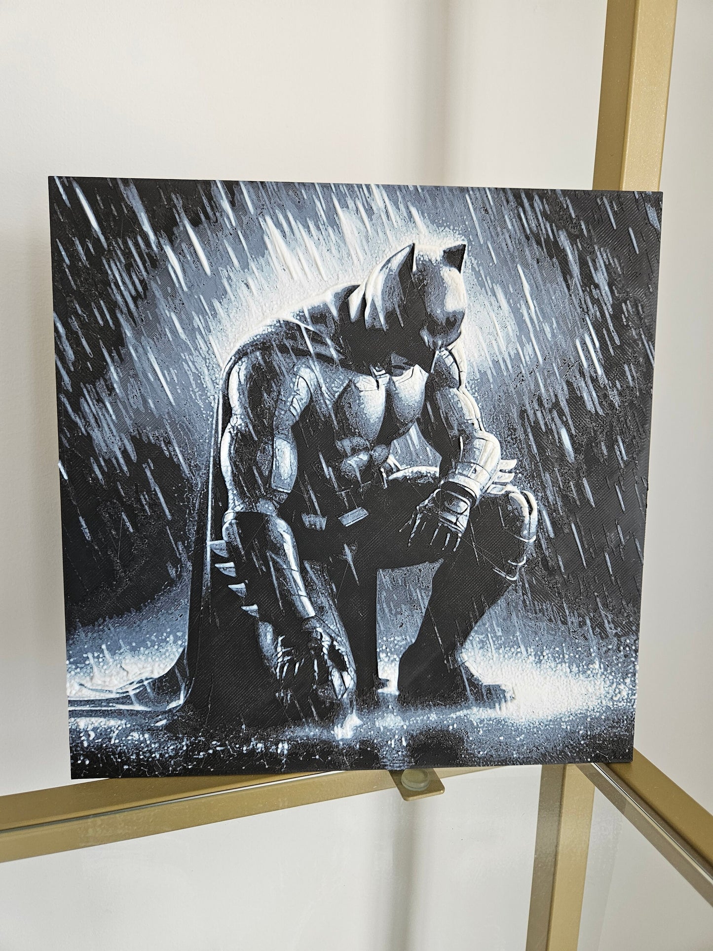 Batman | 3d printed Image Art | home decor design wall frame canva  Hueforge | 3d art printing